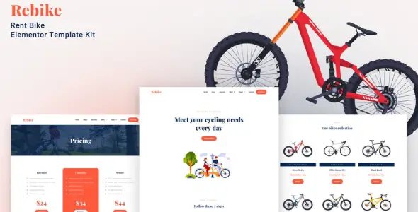 Rebike – Rent Bike Elementor Template Kit
