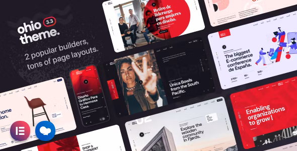 Ohio - Creative Portfolio & Agency WordPress Theme